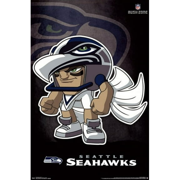 Seattle Seahawks - Rusher 13 Poster Print (24 x 36)