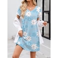 thumbnail image 3 of Avidlove Cotton Nightgowns for Women Short Sleeve Sleep Shirts Soft Nightdress Sleepwear, 3 of 6