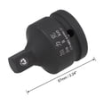 thumbnail image 2 of Reductor de socket de impacto Uxcell 3/4" (F) x 1/2" (M) para llave de trinquete, de hembra a macho, Cr-Mo, 2 of 3