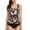 c01Pink, variant on Arnsht Tankini Tops for Women Swimwear Backless Beach Print Tummy Control Bathing Suit Top Conservative Separate Swimsuit with Skirt Black L