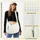 thumbnail image 3 of Bolsa acolchada UIXIZQ para mujer, acolchada, de nailon, color beige, 3 of 7