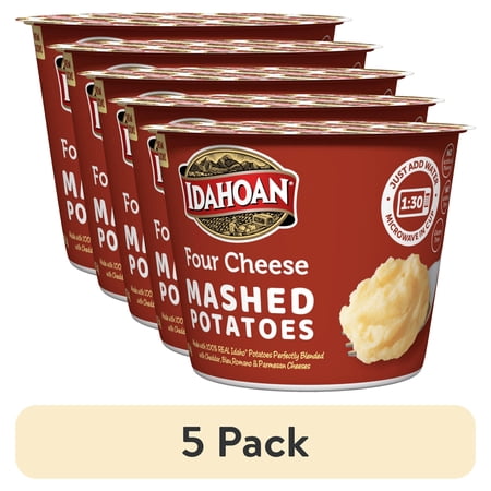 (5 pack) Idahoan® Four Cheese Mashed Potatoes, 1.5 oz Cup