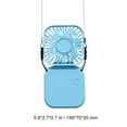 thumbnail image 3 of Dadiaei Portable Neck Fan,Hands Free USB Rechargeable Mini Fan,Quiet Personal Necklace Fan for Home,Office,Outdoor,Travel,Foldable Handheld Fan,Power Bank Operated,Lightweight & Compact Design, 3 of 4