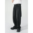 thumbnail image 4 of Pantalones vaqueros negros y grises de pierna ancha personalizados Four Seasons para hombre, 4 of 5