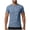 hgg173-Blue, variant on Mens Printed T Shirt Sports Casual Running Elastic Fitness Clothing Moisture-Wicking Quick-Drying Short-Sleeve Crew Neck Top