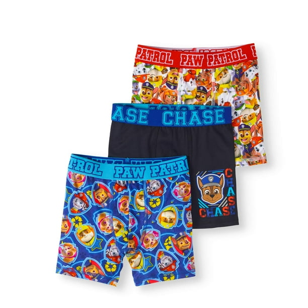 PAW Patrol Paw Patrol Boys Athletic Boxer Briefs, 3 Pack Walmart