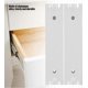 thumbnail image 3 of 2pcs Aluminum Alloy Heavy Duty Ball Bearing Drawer Slides Durable Telescopic Rail Smooth Slide(140mm), 3 of 5