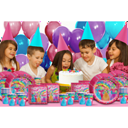 Trolls Party Birthday Party Supplies Set Plates Napkins Cups Tableware Kit for 16