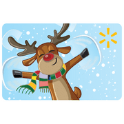 Holiday Snow Ang Deer Walmart eGift Card