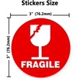 thumbnail image 2 of shiyou-Fragile Handle with Care Do Not Drop Stickers for Shipping Packing,3 Inch Stickers 300 Pcs, 2 of 4