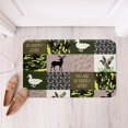 thumbnail image 2 of Camo Deer Door Mat 16"X24" Hunting Duck Bathroom Rug Teen Men Green Camouflage Animal Bath Mat Rustic Farmhouse Wildlife Entrance Rug, 2 of 5