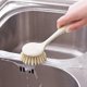 thumbnail image 2 of Dish Brush Set 3 Pack with Long Handle and Round Head, Non-Scratch Bristles for Pots, Pans, Dishes, Kitchen Cleaning, 2 of 5