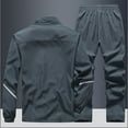 thumbnail image 6 of RUTAYY Men's Outfits Sports Casual Outdoor Tracksuit Spring Activewear Solid Color Long Sleeve Jacket and Pants Elegant Holiday Sets, 6 of 6