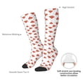 thumbnail image 5 of Picia Women Crew Soft Moisture-wicking Socks Hand Drawn Watermelon Pattern Design Cotton Socks, One Size fit All, 5 of 9