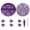 Blackpurple, variant on Round Diamond Painting Tray with Lid, Flip Drill Tray for Diamond Art, Spill-Proof Bead Organizer with Alignment Lines for DIY Diamond Painting Accessories