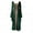 Green, variant on Sun Dresses for Women Casual Women's Vintage Celtic Medieval Floor Length Renaissance Gothic Cosplay Dress Mid-Length(Black,S)