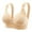 Beige, variant on Women's No Side Effects Underarm-Smoothing Comfort Wireless Lightly Lined T-Shirt Bra(Black,44)