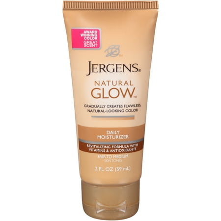 (2 Pack) Jergens Natural Glow Daily Moisturizer, Fair To Medium, 2 (Best Face Tanner For Fair Skin)