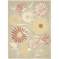 thumbnail image 6 of Nourison Aloha 7'10" x 10'6" Sage Rose Outdoor Rug, 6 of 10