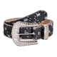 thumbnail image 1 of Cinturón de mujer, estilo punk, informal y versátil, accesorio decorativo para disfraz de PU. Negro, 1 of 9