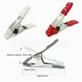 thumbnail image 4 of Langgg Portable Tailoring Metal Spring Clamp Nonslip Photography Woodworking Clip 4 Inch A Shaped Fixing Fastening Carpenter Accessory Red, 4 of 9