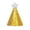 Silver, variant on Glitter Star Mini Party Hats for Small Pets, Polyester Adjustable Elastic, 4 Colors, for Dogs Cats Rabbits Birthday Holiday Supplies