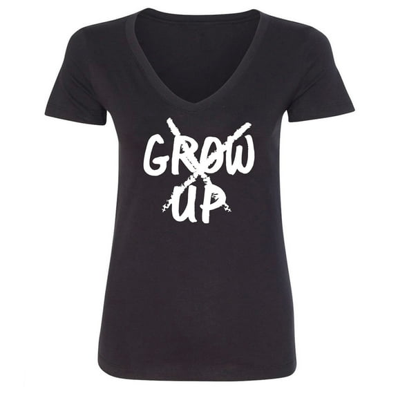Grow Up X Womens V-Neck Tee