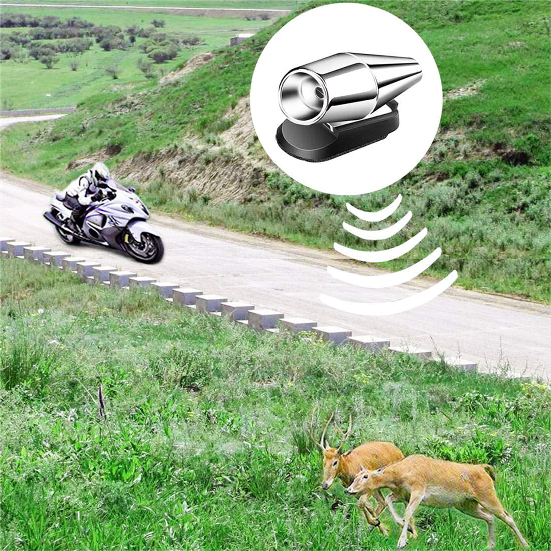4 PCS Deer Whistles for Car Deer Warning Devices - Car Safety