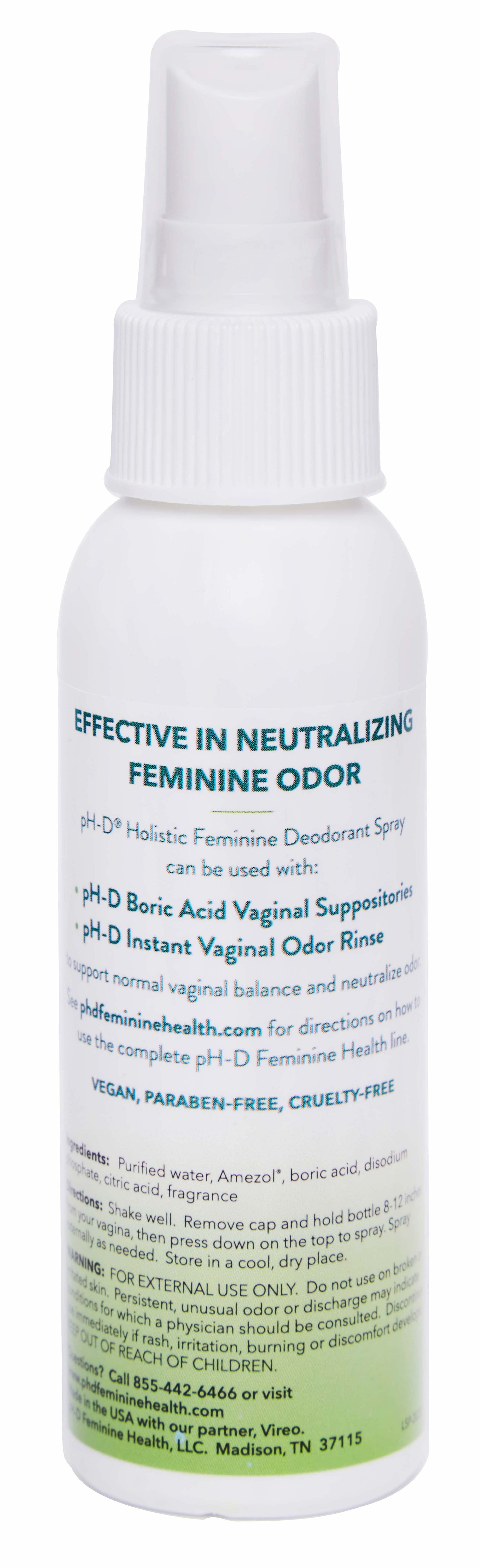 Feminine Health Holistic Feminine Deodorant Spray, Cucumber Scented, 3 oz - Walmart.com