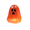 Orange, variant on Glow in the Dark Mini Ghost Figurines, Luminous Set of 50 Halloween Tabletop Accents, Gold