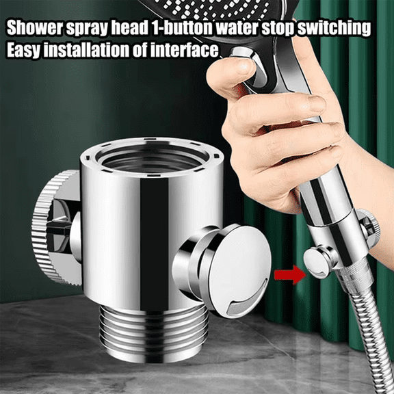 Shower Shut-Off Valve Sturdy Quick Regulator Leakproof Water Control Restrictor Flows Pressure Restrictor for Sprayer