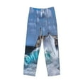 thumbnail image 4 of Balery Men'S Lighthouse In Havana Pants,Sleepwear Pants,Pajama Pants,Pj Bottoms Drawstring And Pockets-Medium, 4 of 9