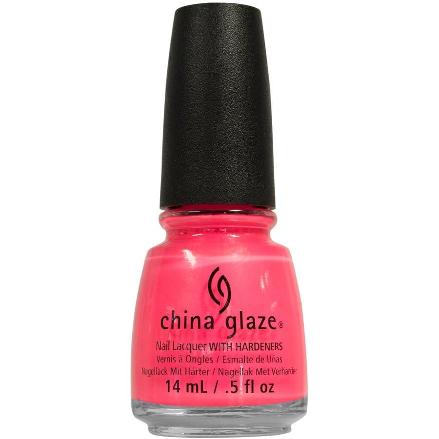 China Glaze Nail Lacquer with Hardeners, Loves a Beach, 0.5 fl oz
