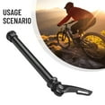 Bicycle Quick Release Thru Axle Skewer 100x15mm Front Fork Shaft Lever