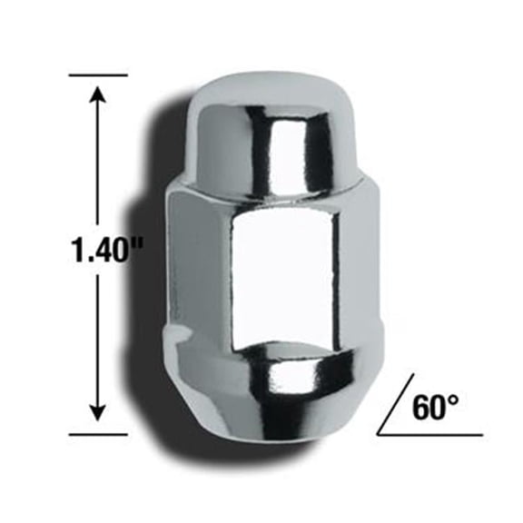 GORILLA 41177B Lug Nut Acorn Bulge 0.43 In. X 20