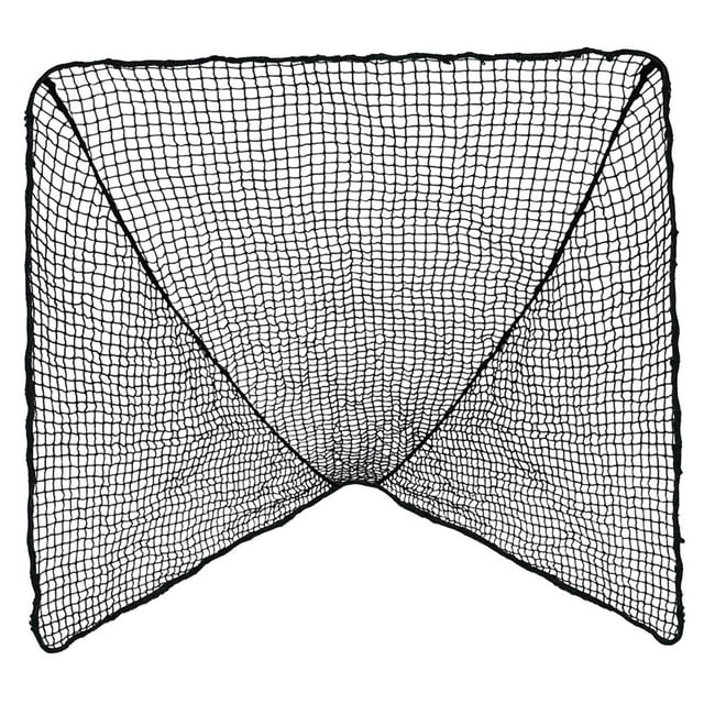 DYNWAVECA Lacrosse Goal Net Hockey Goal Replacement Nets Versatile Sports Training Net Black 4mm