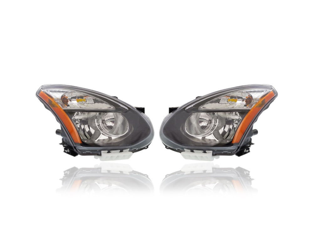 Headlights Headlamps Halogen Left & Right Pair Set for 2008 Nissan Rogue NEW
