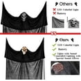 thumbnail image 5 of Halloween Ghost Hanging Decorations, VLQKY 11 ft Scary Creepy Halloween Wall Decorations for Indoor/Outdoor Decor, Gauze Ghost for Haunted House, Yard, Garden, Home Party Decoration, 5 of 7