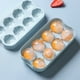thumbnail image 5 of Bandeja de silicona rectangular Ice Ball Mold | Máquina de esferas de hielo de 8 cuadrículas | Fácil desmoldeo | Material duradero de grado alimenticio | Para cócteles, whisky, bebidas | 1 paquete |, 5 of 5