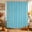 Turquoise, variant on Solid Color Shower Curtain, Waterproof Shower Curtains for Bathroom, Modern Minimalist Linen Texture Burnt Orange Washable Fabric Bathtub Curtain Set Bath Decor with 12 Hooks 72"x78"