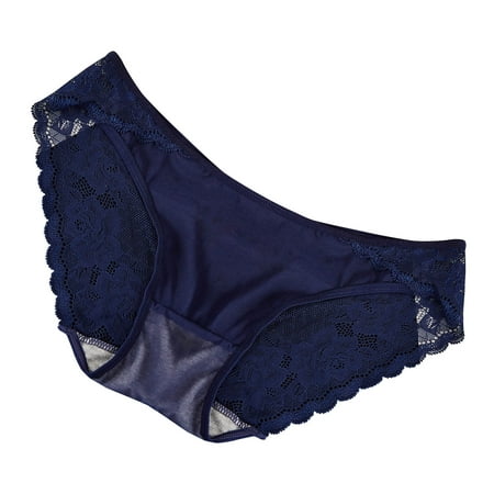 Posijego Women s Sexy Lace Underwear Stretch Low Waisted No Show Panties Breathable Hipster Panty for Ladies