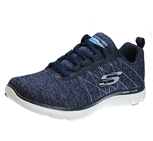 Skechers Flex Appeal 2.0 Laser Show Women's Fashion Sneakers, Navy, 9.5 US Skechers Flex Appeal 2.0 Laser Show Women's Fashion Sneakers, Navy, 9.5 US