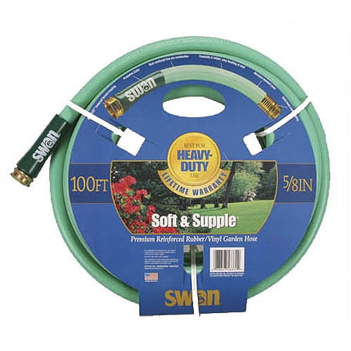 Swan House SNSS58100 5 8 in x 100' Soft & Supple Garden Hose by Colorite Swan