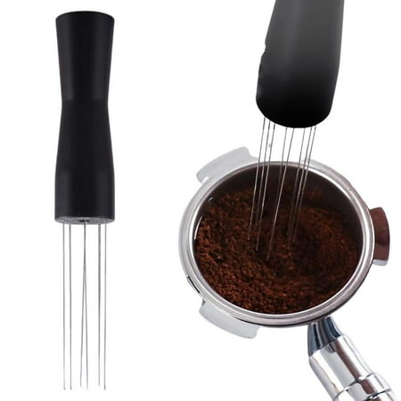 

IMSHIE Needle Coffee Tamper Distributor Coffee Frother Frother Handheld Handheld Milk Frother For Coffee Powder Hand Tamper Distributor Walnut enjoyment
