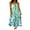 Green, variant on Michellecmm Women Tube Dress, Strapless Backless Fruit Print Swing Dress