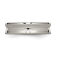 thumbnail image 3 of Auriga Fine Jewelry Titanium Concave 6mm Beveled Edge Band for Men Size 7.5, 3 of 6