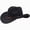 R365-Black, variant on Kids Girls Boys Wide Brim Western Cowboy Cowgirl Hat with Wind Lanyard Felt Fedora Hat(Light Gray,3-8 Y)