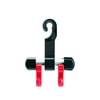 Maxsa Innovations Twin Hanger, Black and Red, Set of 1