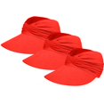 thumbnail image 2 of Certgust Hot Sales Womens Sun Hat Sun Visor Hat for Women Upf 50 Plus Wide Brim Lightweight Foldable Ponytail Cap for Summer Straw Hat, 2 of 9