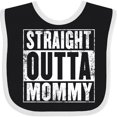 thumbnail image 3 of Inktastic Straight Outta Mommy Funny Boys or Girls Baby Bib, 3 of 4